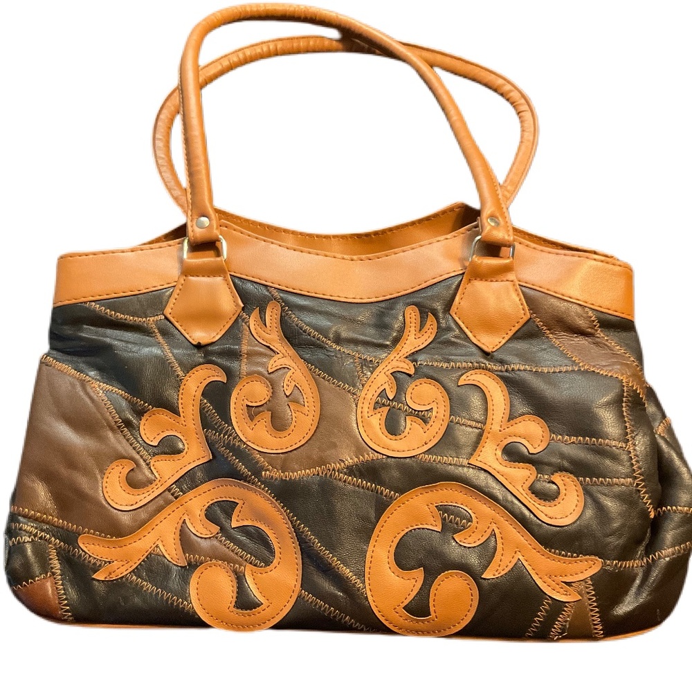 Patchwork Purse With Matching Wallet - image 1